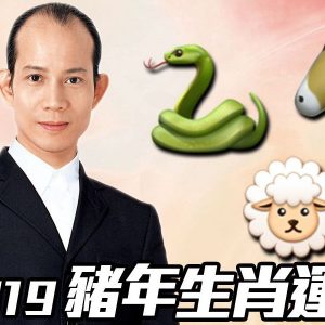 【#生活話題】蘇民峰2019｜豬年生肖運程（蛇、馬、羊篇）