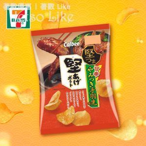 7-Eleven 日本直送 卡樂B堅薯片 日式秘製醬汁雞翼味