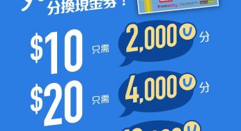 惠康 yuu 2000積分 換 $10電子現金券