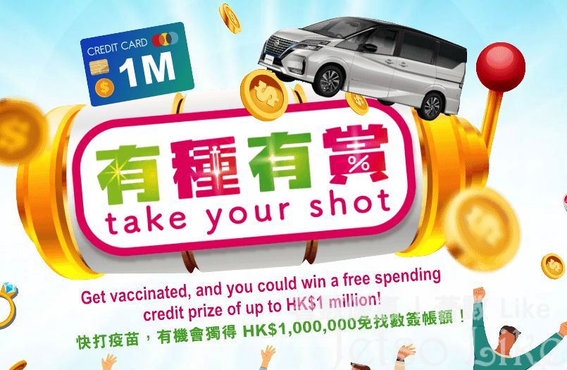 中華廠商聯合會 接種疫苗 大抽獎 送 超過$620萬元獎品