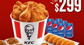 KFC 期間限定 滋味6人桶 $299