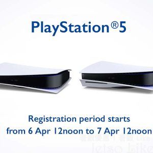 LOG-ON PlayStation5 網上再次接受預購