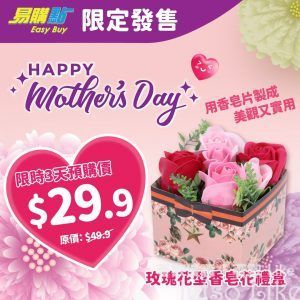 JHC 日本城 母親節 康乃馨造型香皂 預購價$29.9