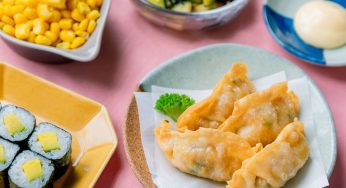 元氣壽司 無肉之選 鹽昆布海苔青瓜沙律 日本椰菜素餃子
