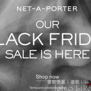 Net-A-Porter Black Friday 精選貨品低至5折優惠