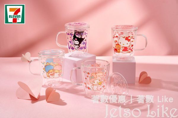 7-Eleven 新登場 4款限量版Sanrio characters Love² 雙層杯
