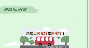 你知唔知圖中嘅巴士係向左行定向右行？